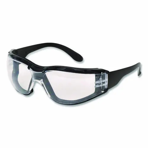Bouton® Zenon Z12 Polycarbonate Safety Glasses, Black Nylon Frame, Clear Polycarbonate Lens
