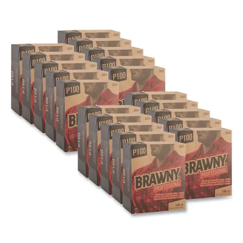 Brawny® Professional Light Duty Paper Wipers, 2-Ply, 8 x 12.5, White, 148/Box, 20 Boxes/Carton