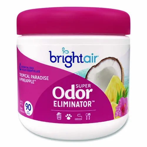 BRIGHT Air® Super Odor Eliminator, Tropical Paradise and Pineapple, 14 oz Jar