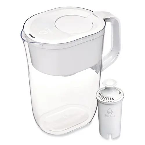 Brita® Tahoe Water Pitcher with Standard Filter, 10 Cups, Clear, 2/Carton