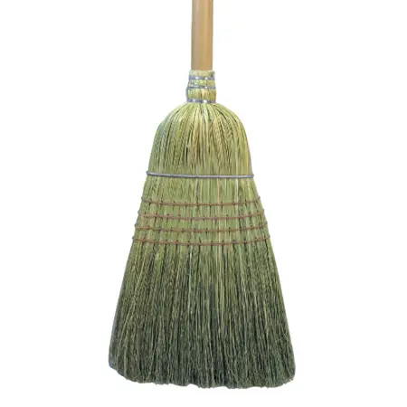 Warehouse Broom with Mixed Fiber and Wood Handle