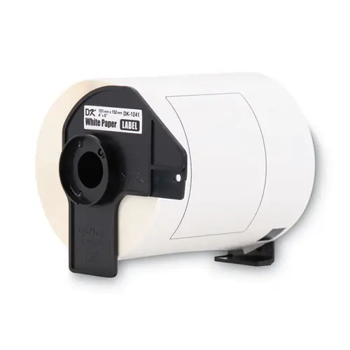 Brother Die-Cut Shipping Labels, 4" x 6", White, 200 Labels/Roll