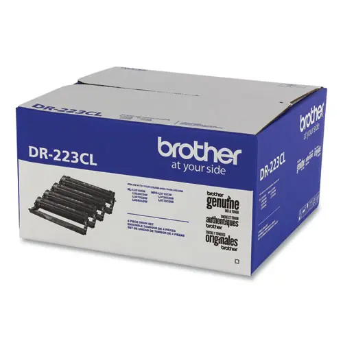 Brother DR223CL Drum Unit, Black/Cyan/Magenta/Yellow, 18,000 Page Yield