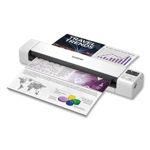 Brother DS-940DW Duplex and Wireless Compact Mobile Document Scanner, 600 dpi Optical Resolution