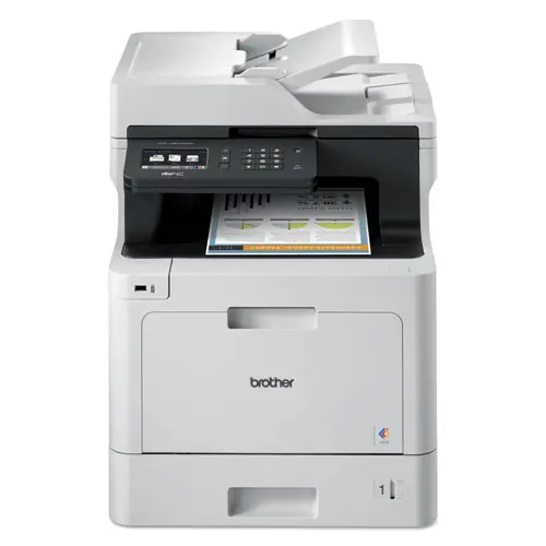 Brother MFCL8610CDW Business Color Laser All-in-One Printer with Duplex Printing and Wireless Networking