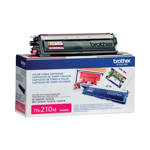 Brother TN210M Toner Cartridge, Magenta, 1,400 Page Yield