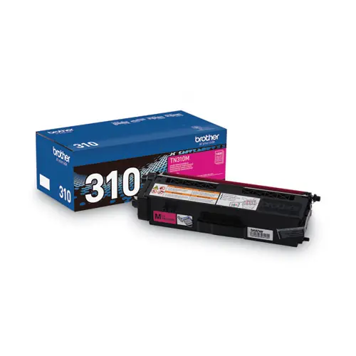 Brother TN310M Toner Cartridge, Magenta, 1,500 Page Yield