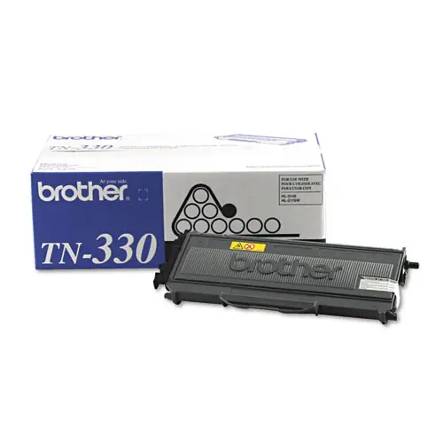 Brother TN330 Toner Cartridge, Black, 1,500 Page Yield