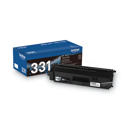 Brother TN331BK Toner Cartridge, Black, 2,500 Page Yield