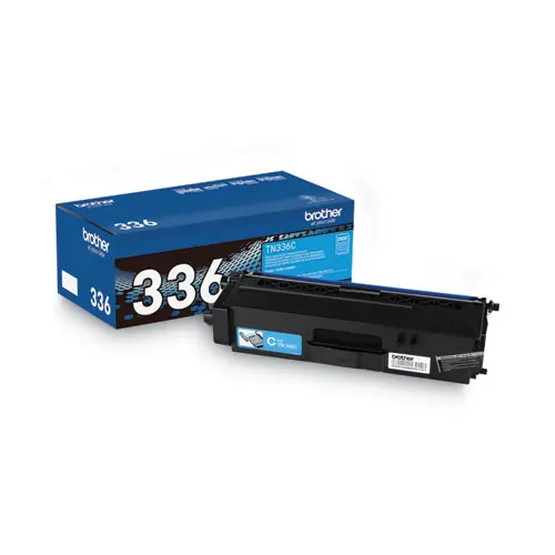 Brother TN336C High-Yield Toner Cartridge, Cyan