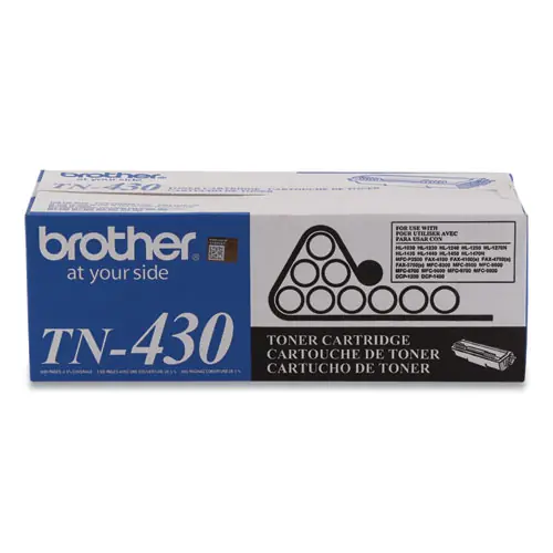 Brother TN430 Toner Cartridge, Black, 3,000 Page Yield