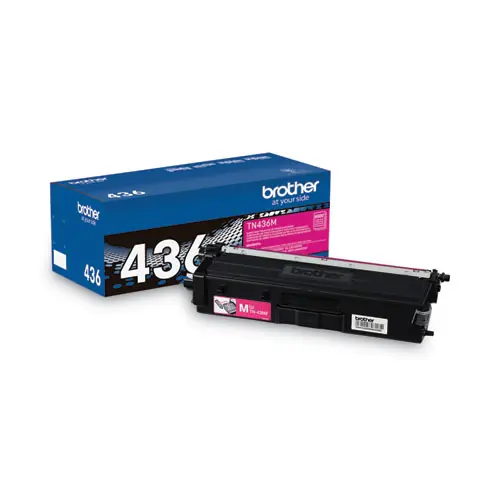 Brother TN436M Super High-Yield Toner Cartridge, Magenta, 6,500 Page Yield
