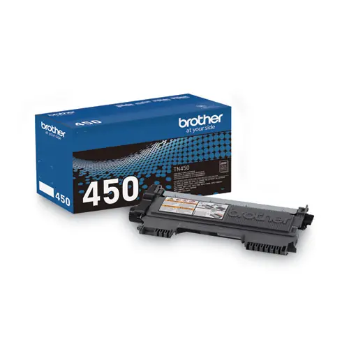 Brother TN450 High-Yield Toner Cartridge, Black, 2,600 Page Yield