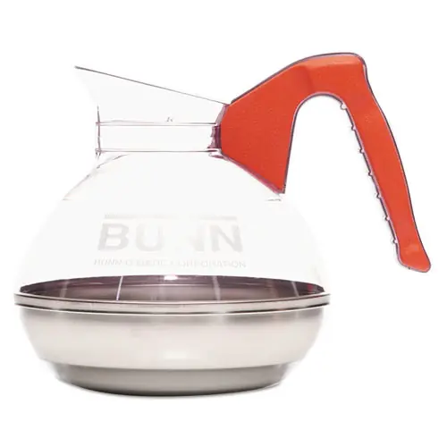 BUNN® Easy Pour Decanter, 64 oz, Orange Handle