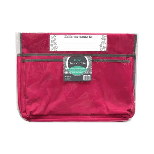 C-Line® Chair Cubbies for Most Classroom Chair Styles, Sunset Red