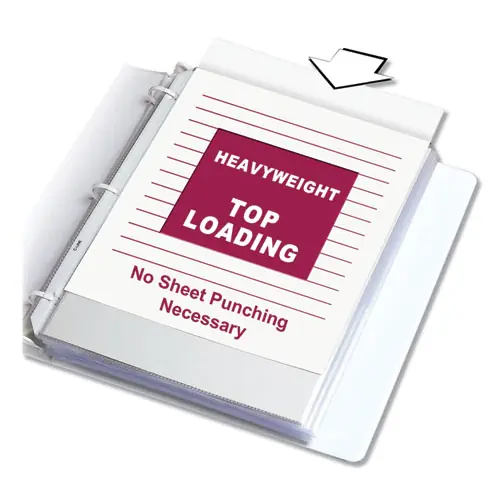 C-Line® Heavyweight Polypropylene Sheet Protectors, Non-Glare, 50/Box