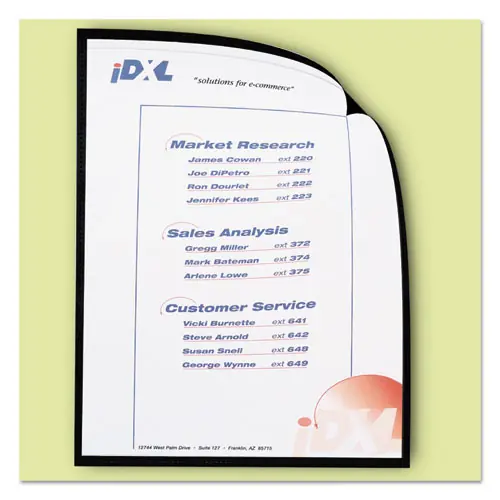 C-Line® Magnetic Cubicle Keepers Display Holders, Magnetic Mount, Clear, 25/Pack