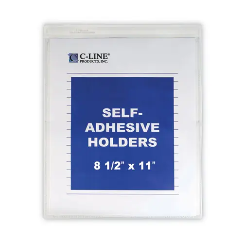 C-Line® Self-Adhesive Shop Ticket Holders, Super Heavyweight, 50/Box