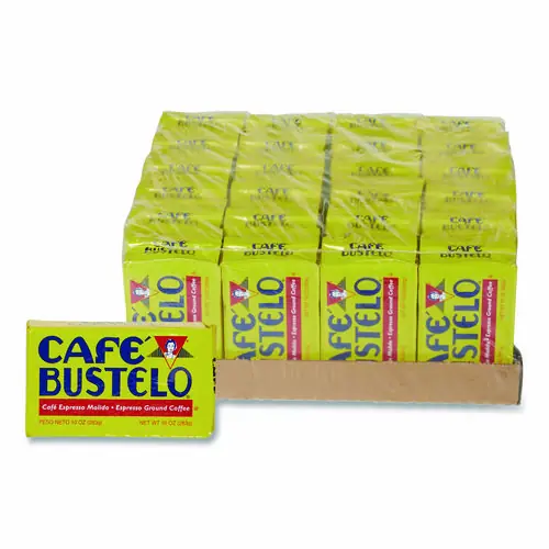 Café Bustelo Coffee Brick, Espresso, 10 oz, 24/Carton