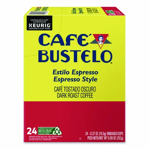 Café Bustelo Espresso Style K-Cups, 24/Box
