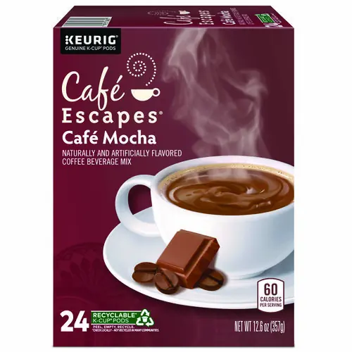 Café Escapes® Cafe Escapes Mocha K-Cups, 24/Box