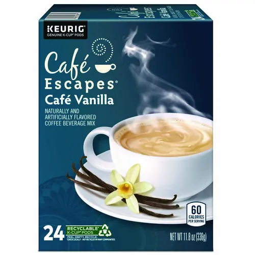 Café Escapes® Cafe Vanilla K-Cups, 24/Box