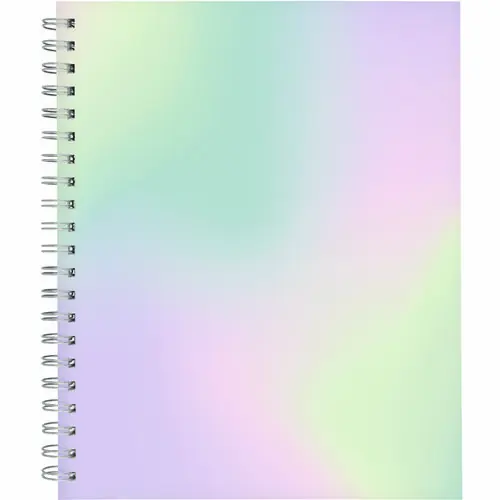 Cambridge® Ombre Weekly/Monthly Planner, Colorful Cloud Artwork, Multicolor Cover, 11" x 9.25", 12-Month (Jan to Dec) 2025