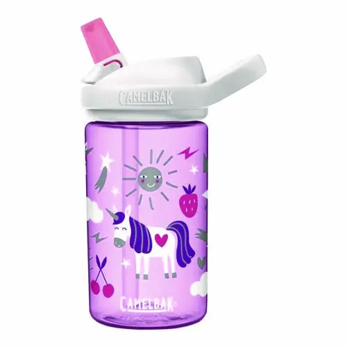 CamelBak® Eddy + Kids Water Bottle, Unicorn Design, 12 oz, Multicolor