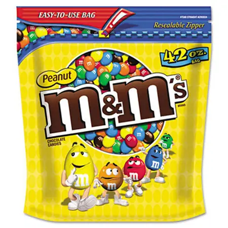 Candy, m&m, peanut, 42oz Bag
