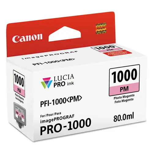 Canon® 0551C002 (PFI-1000) Lucia Pro Ink, Photo Magenta