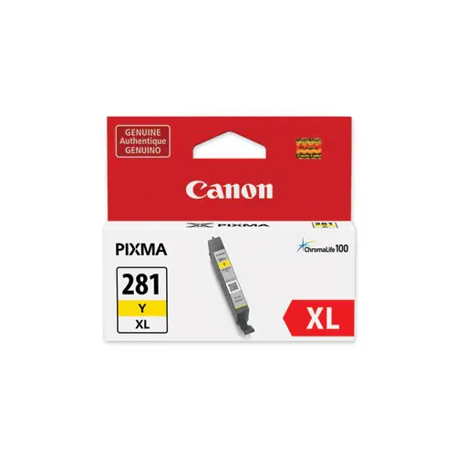 Canon® 2036C001 (CLI-281) ChromaLife100 Ink, Yellow