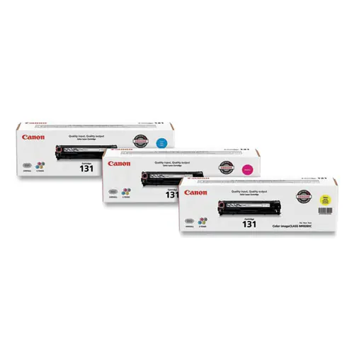 Canon® 2392928 (CRG-131) Toner, 1,500 Page-Yield, Cyan/Magenta/Yellow