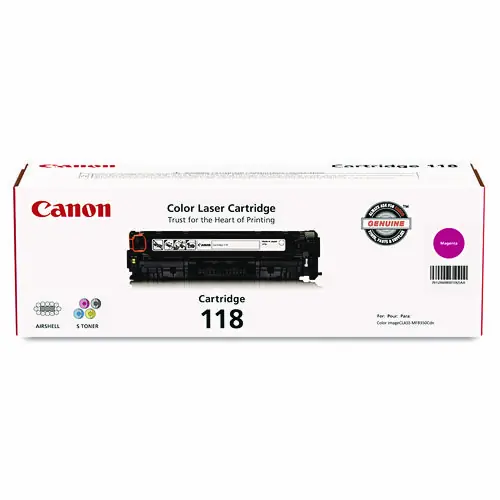 Canon® 2660B001 (118) Toner Cartridge, Magenta, 2,900 Page Yield