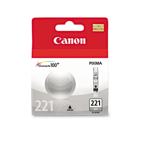 Canon® 2950B001 (CLI-221) Ink, Gray
