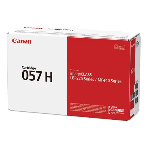 Canon® 3010C001 (CRG-057H) High-Yield Toner Cartridge, Black, 10,000 Page Yield