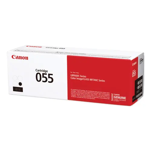 Canon® 3016C001 (055) Toner Cartridge, Black, 2,300 Page Yield