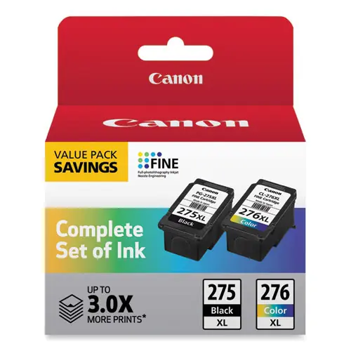 Canon® 4981C008 (PG-275XL/CL-276XL) High-Yield Multipack Ink, Black/Tri-Color