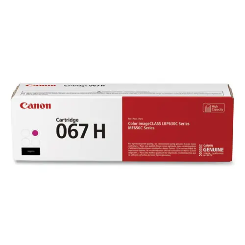 Canon® 5104C001 (067H) High-Yield Toner, 2,350 Page-Yield, Magenta