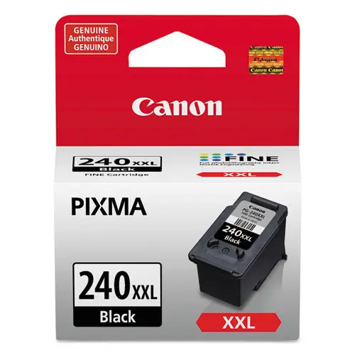 Canon® 5204B001 (PG-240XXL) ChromaLife100+ Extra High-Yield Ink Cartridge, Black, 600 Page Yield