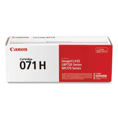 Canon® 5646C001 (071 H) High-Yield Toner Cartridge, Black, 5,500 Page Yield