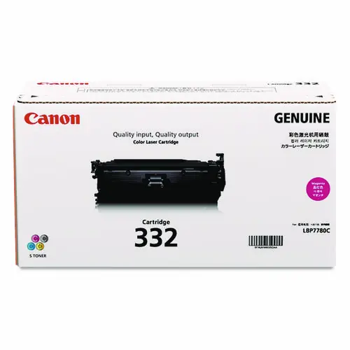 Canon® 6261B012 (332) Toner Cartridge, Magenta, 6,400 Page Yield