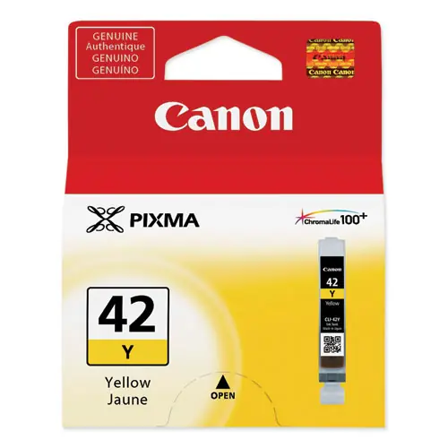 Canon® 6387B002 (CLI-42) ChromaLife100+ Ink, Yellow