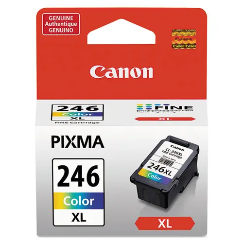 Canon® 8280B001 (CL-246XL) ChromaLife100+ High-Yield Ink Cartridge, Tri-Color, 300 Page-Yield