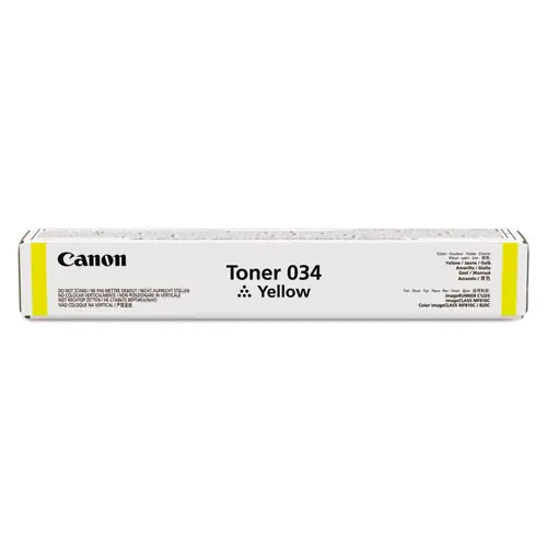 Canon® 9451B001 (034) Toner Cartridge, Yellow, 7,300 Page-Yield