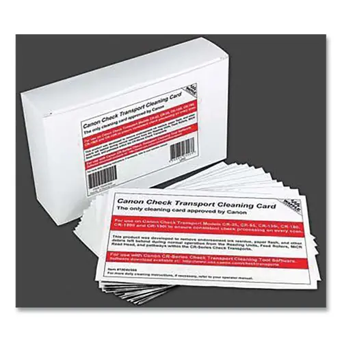 Canon® Check Transport Cleaning Card, 15/Box