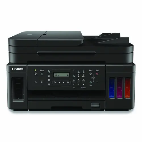 Canon® PIXMA G7020 Wireless MegaTank All-in-One Inkjet Printer, Copy/Fax/Print/Scan