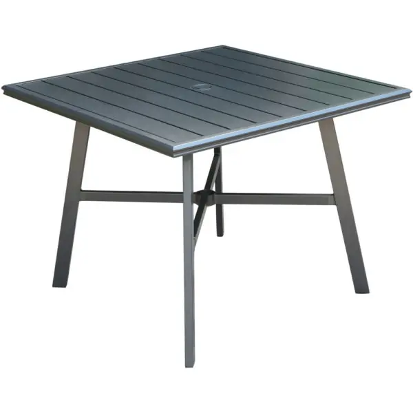 Cape Soleil Outdoor Commercial Aluminum Furniture – 38″ Slat Side Table