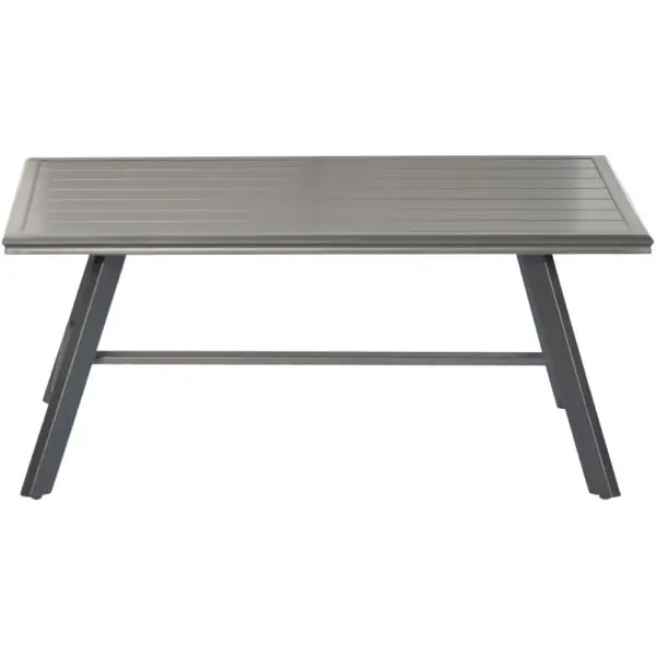 Cape Soleil Outdoor Commercial Aluminum Furniture – Slat Top Coffee Table