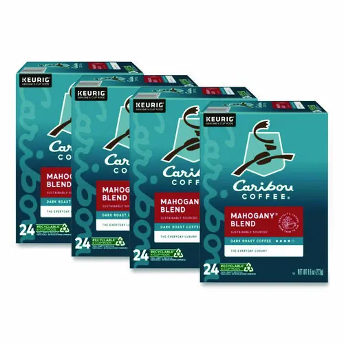 Caribou Coffee® Mahogany Coffee K-Cups, 96/Carton