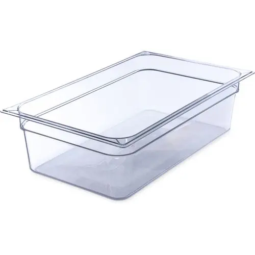 Carlisle StorPlus Polycarbonate Food Pan, Clear, 19.4 qt